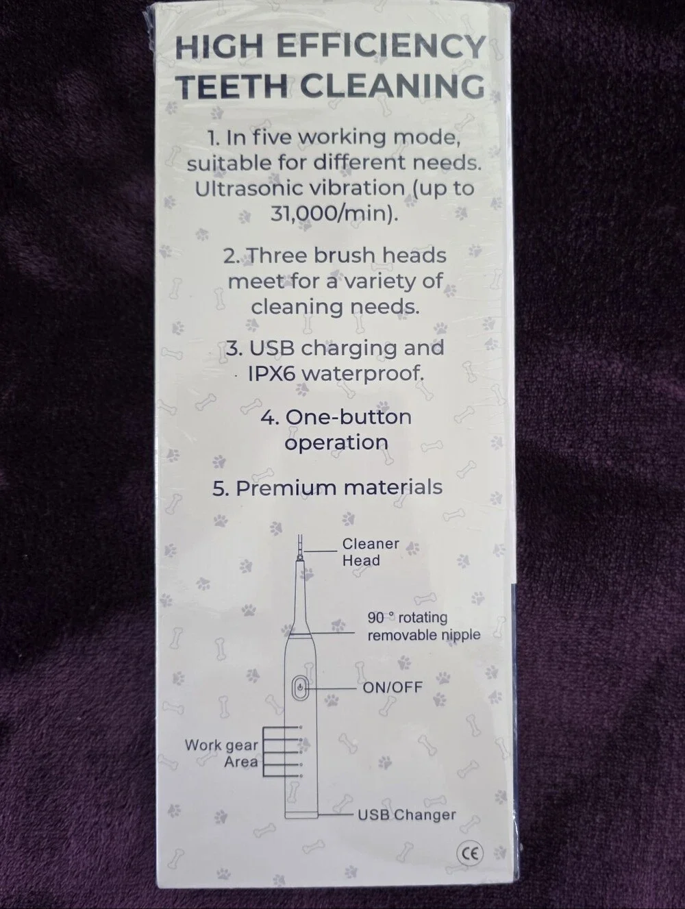 NIB MyPetLab electric dog tooth scaler kit, which Dog Oral Care Tooth Scaler